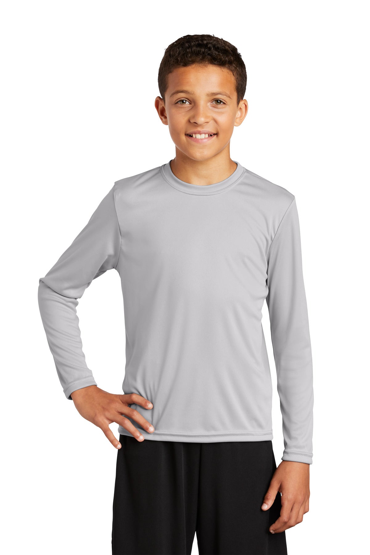Sport-Tek Youth Long Sleeve PosiCharge Competitor Tee. YST350LS