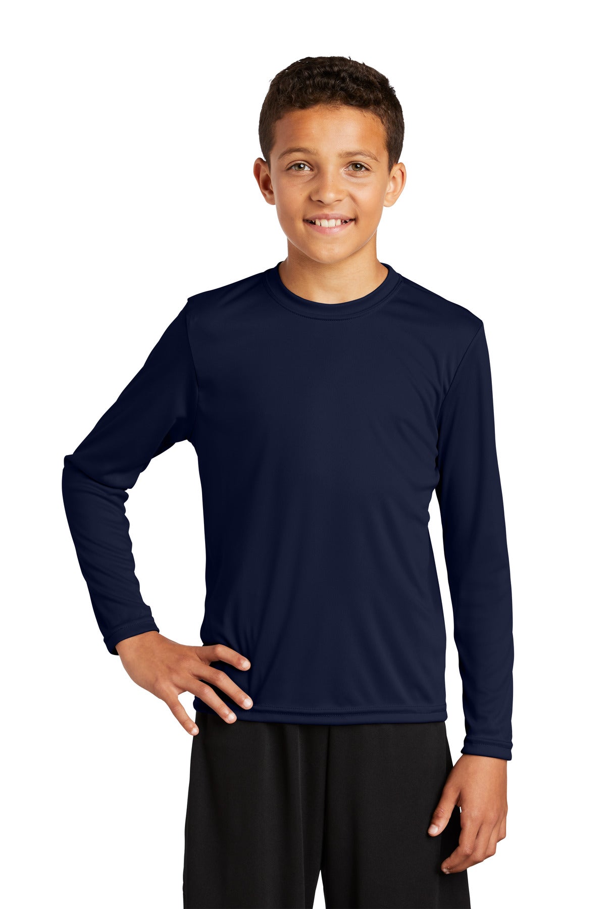 Sport-Tek Youth Long Sleeve PosiCharge Competitor Tee. YST350LS