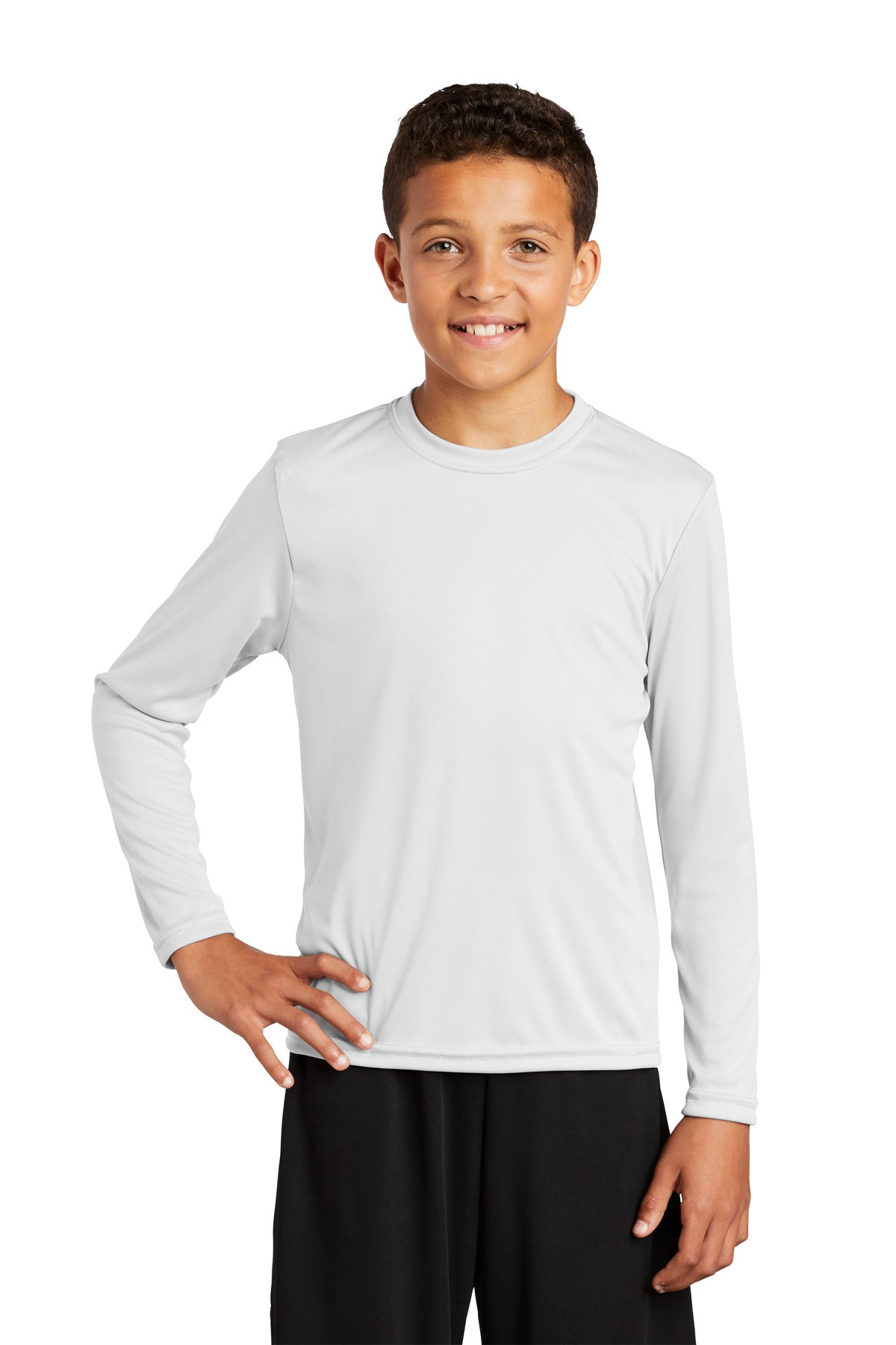 Sport-Tek Youth Long Sleeve PosiCharge Competitor Tee. YST350LS