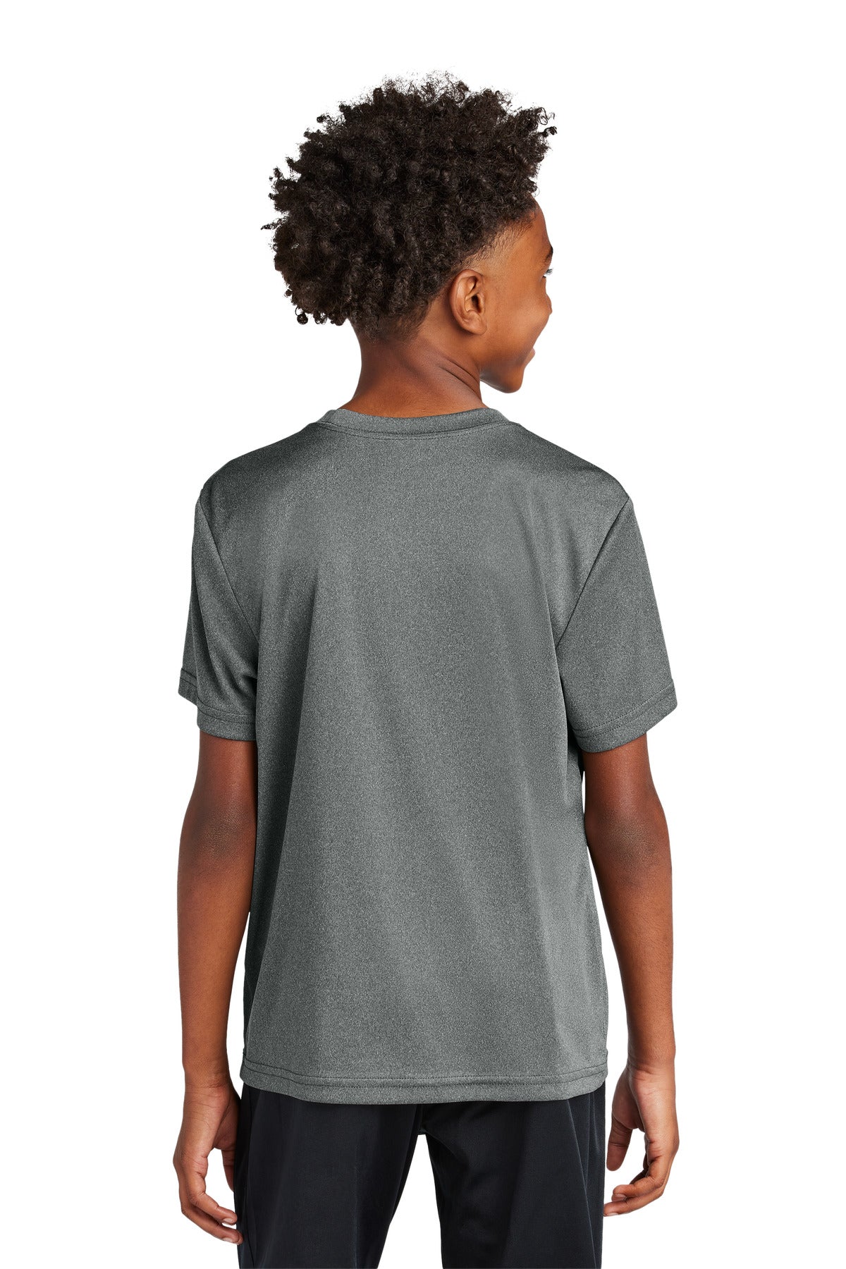 Custom Embroidered Sport-Tek Youth PosiCharge Competitor Tee. YST350,Iron Grey Heather