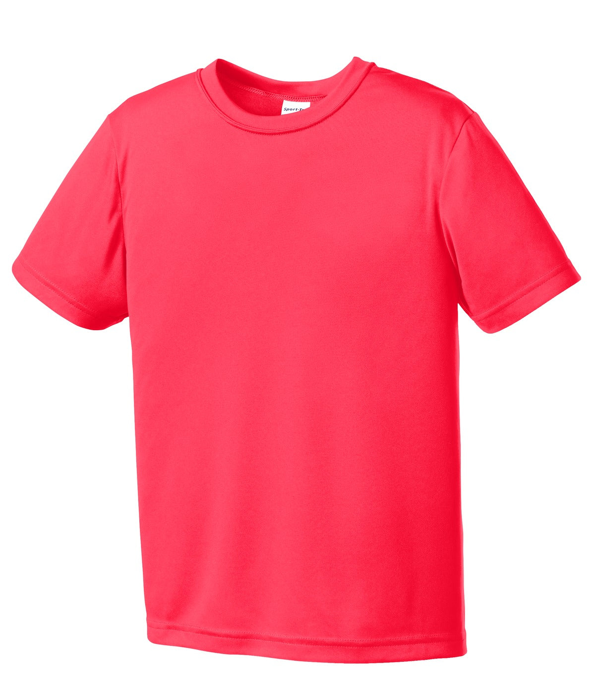 Sport-Tek Youth PosiCharge Competitor Tee. YST350 Hot Coral