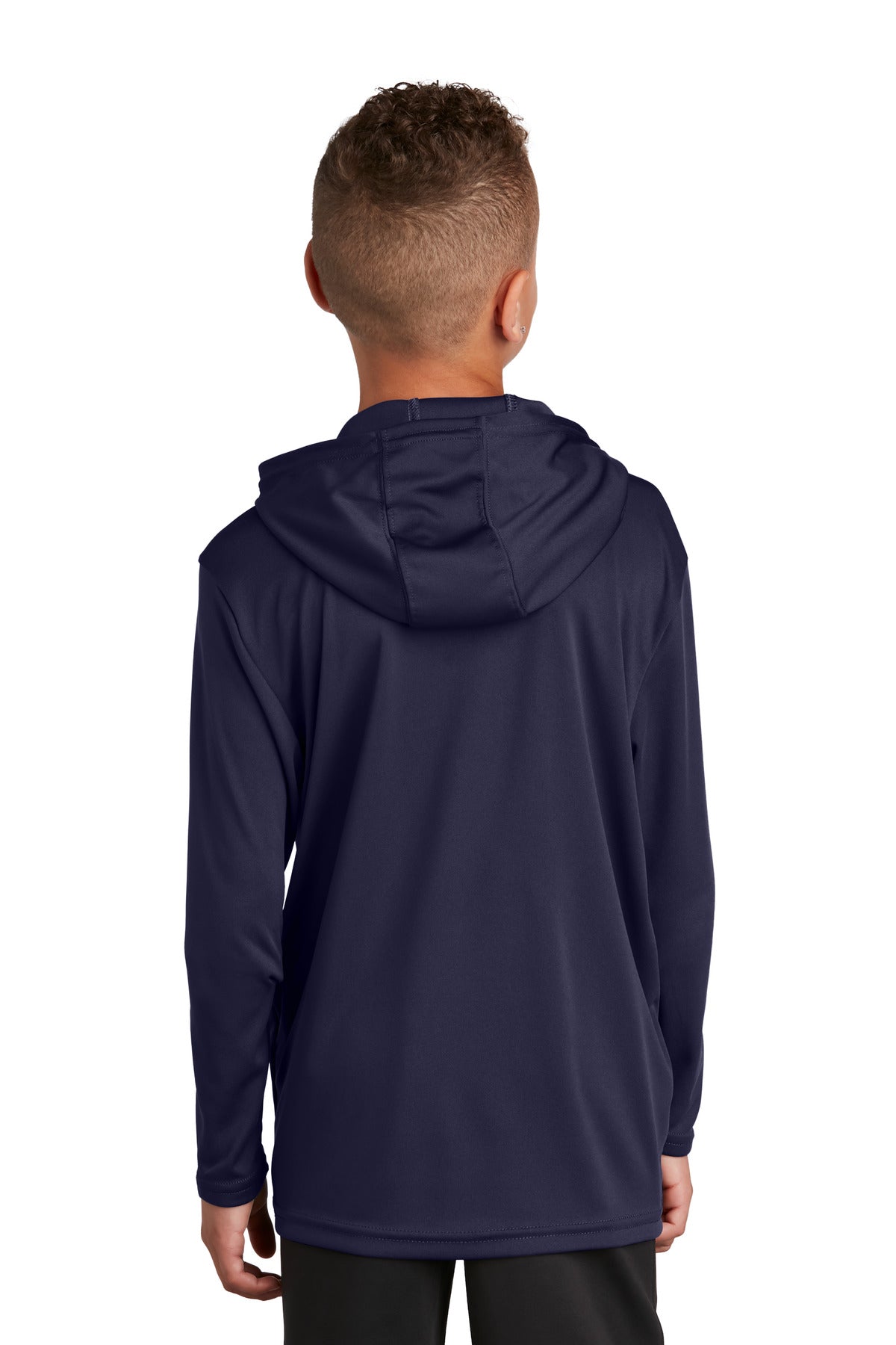Custom Embroidered Sport-Tek Youth PosiCharge Competitor Hooded Pullover. YST358,True Navy