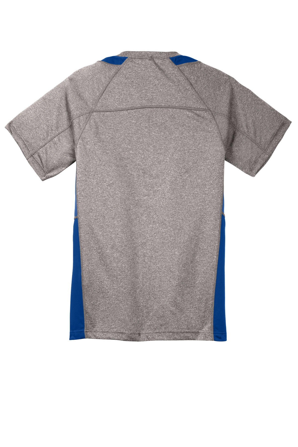 Sport-Tek Youth Heather Colorblock Contender Tee. YST361