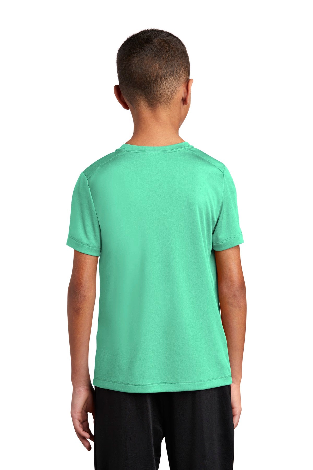 Custom Embroidered Sport-Tek Youth Posi-UV Pro Tee. YST420,Bright Seafoam