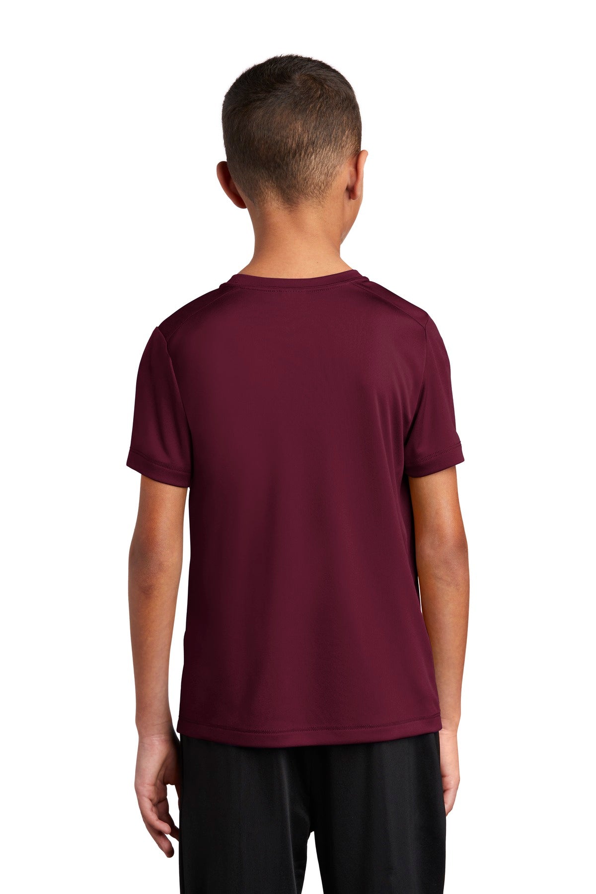 Custom Embroidered Sport-Tek Youth Posi-UV Pro Tee. YST420,Cardinal