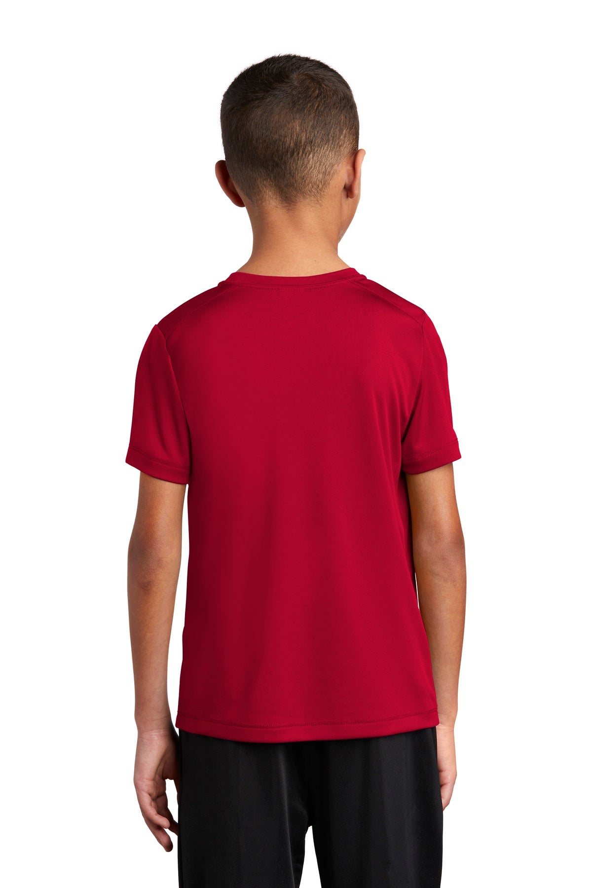 Custom Embroidered Sport-Tek Youth Posi-UV Pro Tee. YST420,True Red