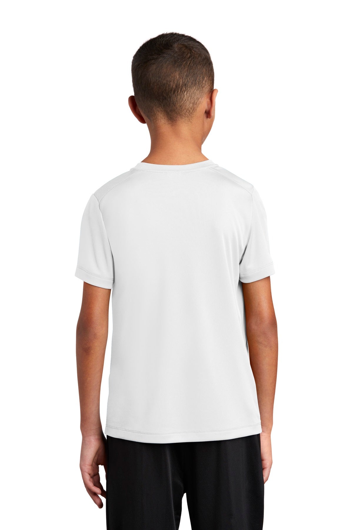 Custom Embroidered Sport-Tek Youth Posi-UV Pro Tee. YST420,White