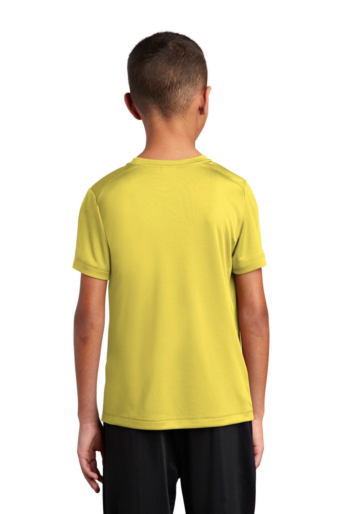 Custom Embroidered Sport-Tek Youth Posi-UV Pro Tee. YST420,Yellow