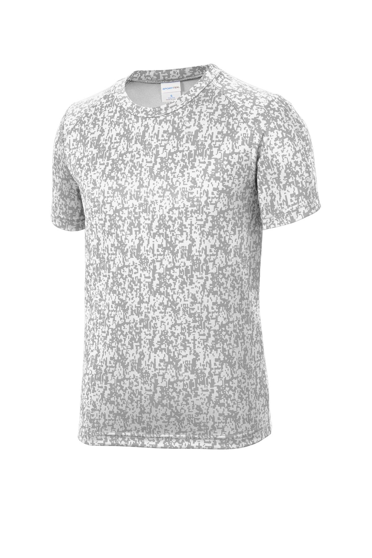 Sport-Tek Youth Digi Camo Tee. YST460