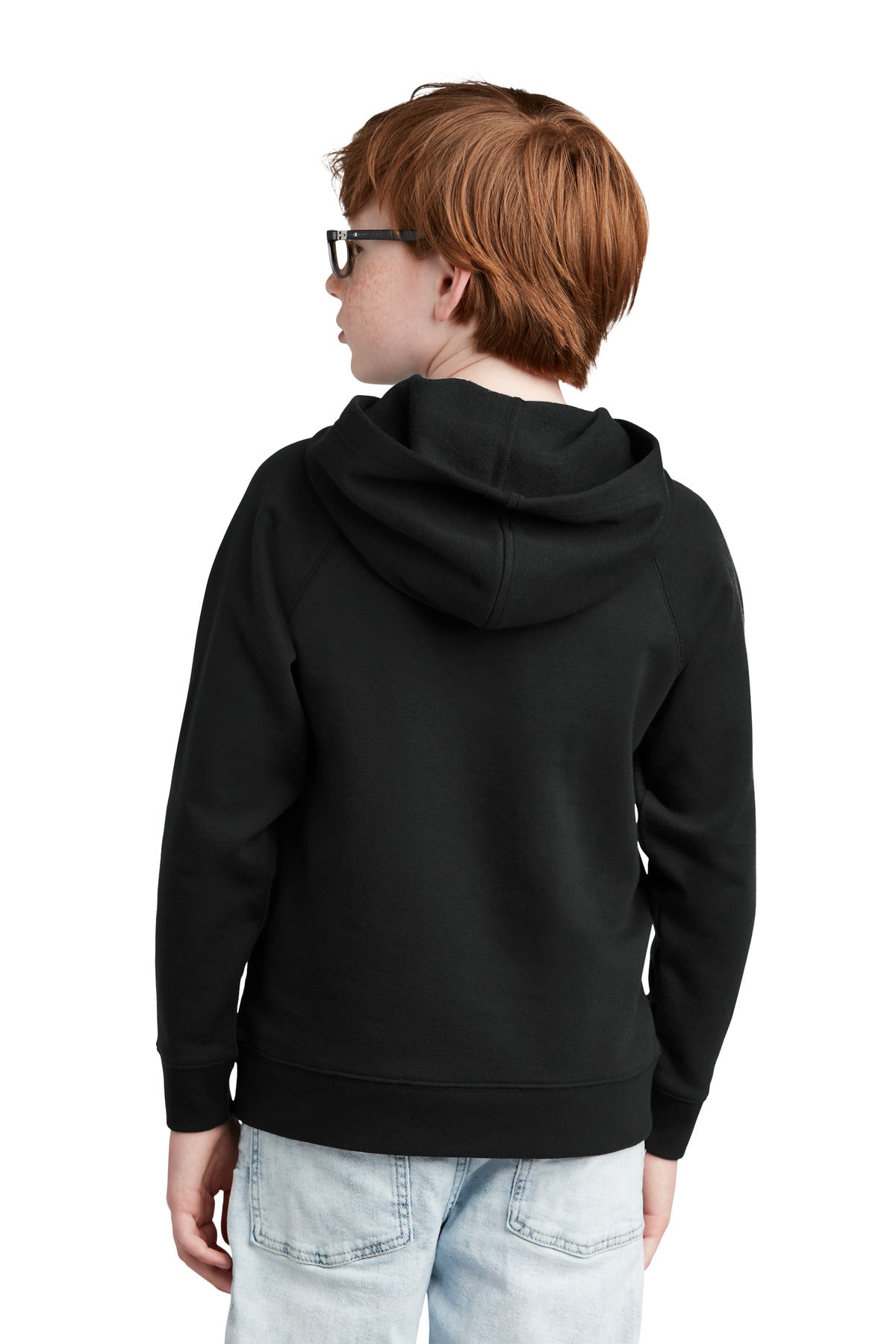 Custom Embroidered Sport-Tek Youth Drive Fleece Pullover Hoodie YSTF200,Black