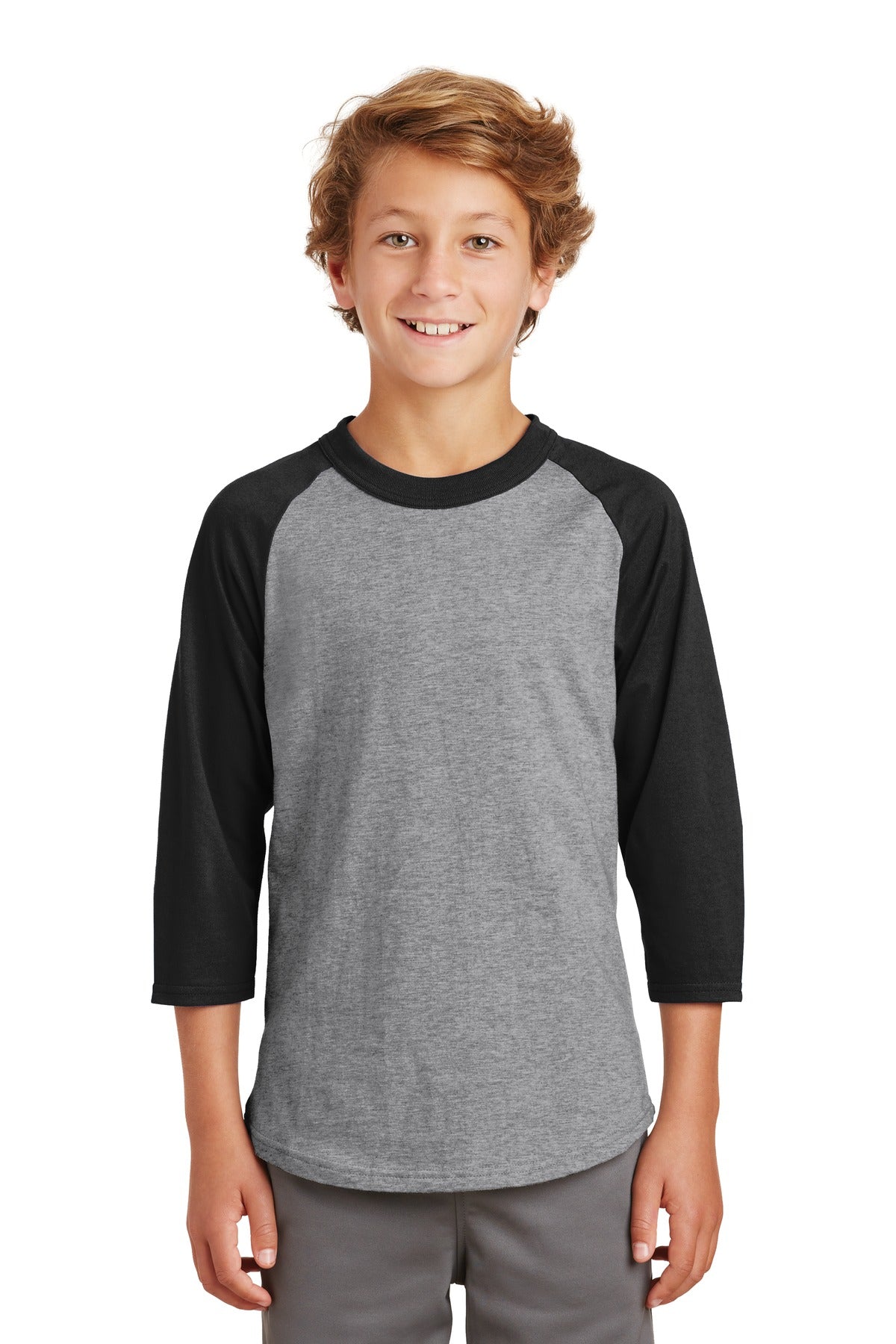 Sport-Tek Youth Colorblock Raglan Jersey. YT200