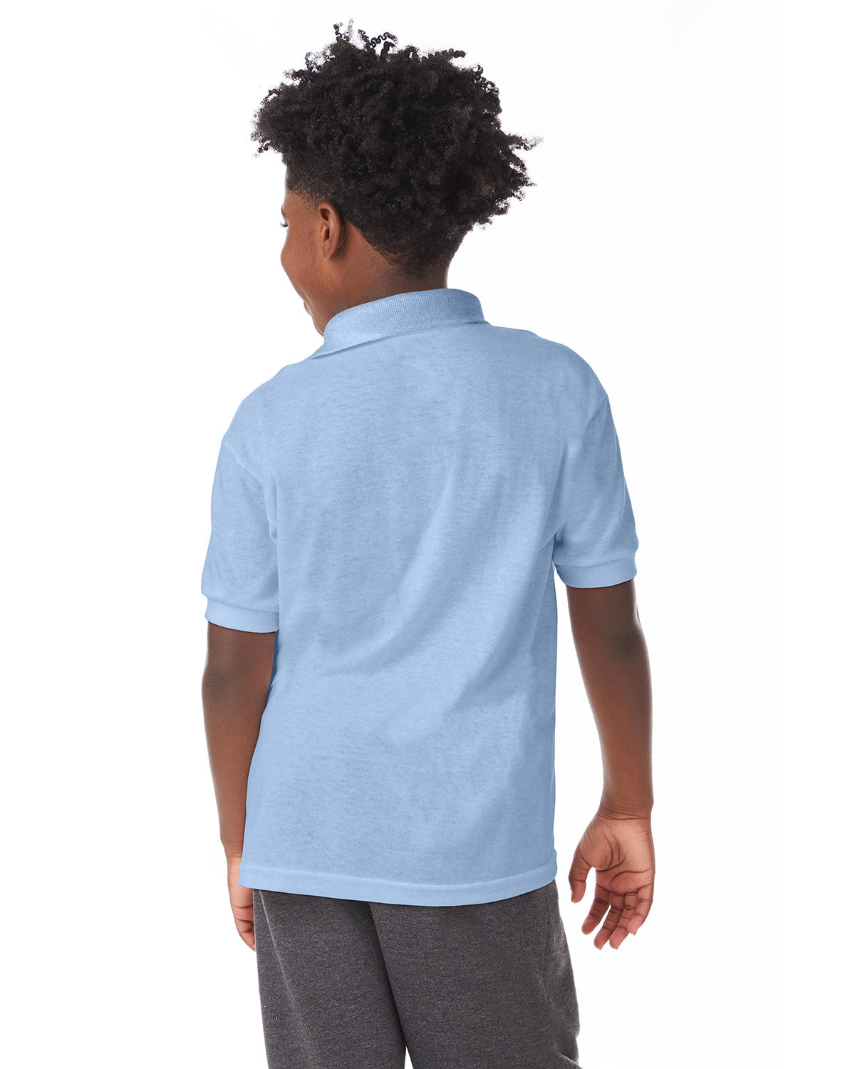 Hanes Youth EcoSmart® Jersey Knit Polo 054Y