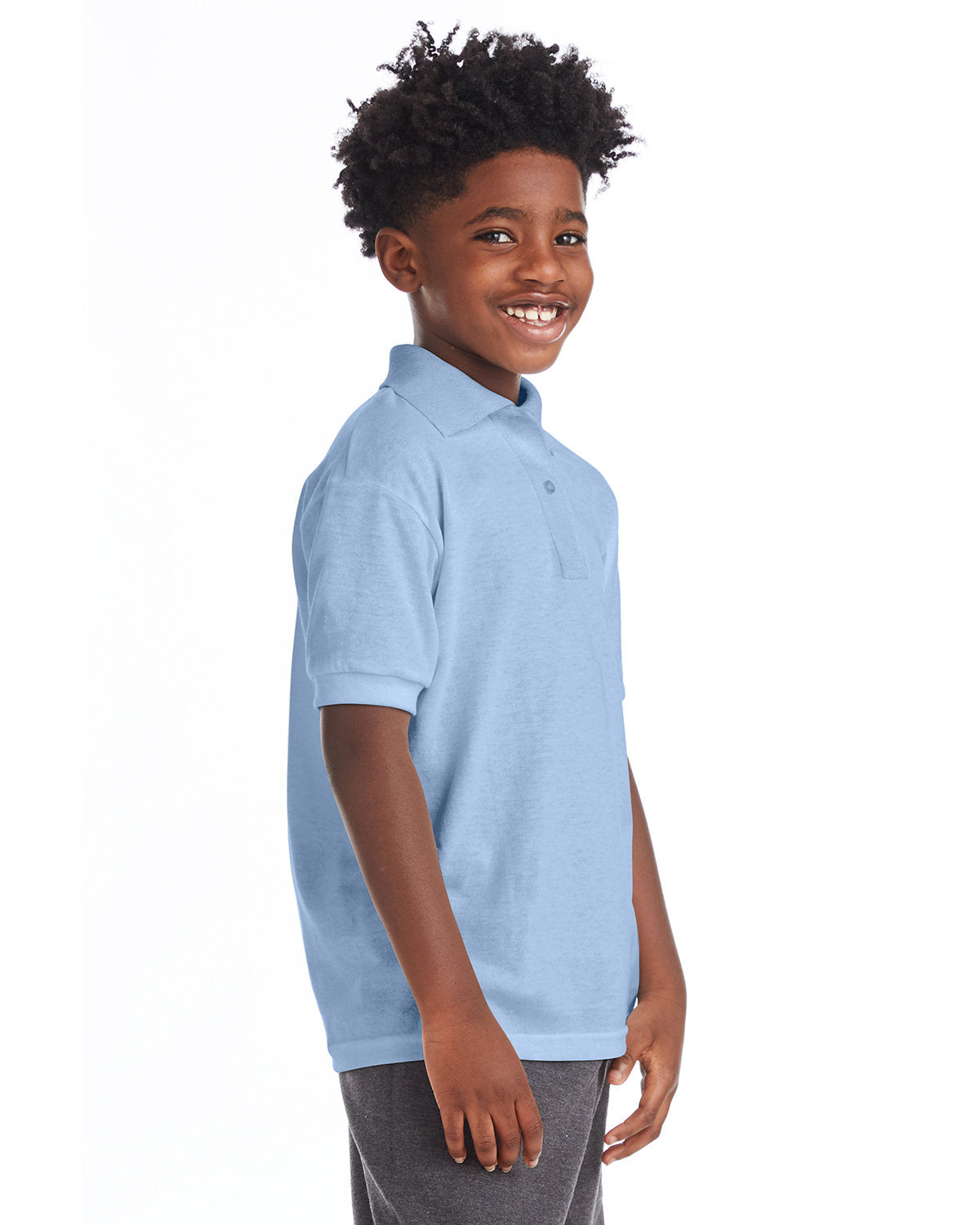 Hanes Youth EcoSmart® Jersey Knit Polo 054Y