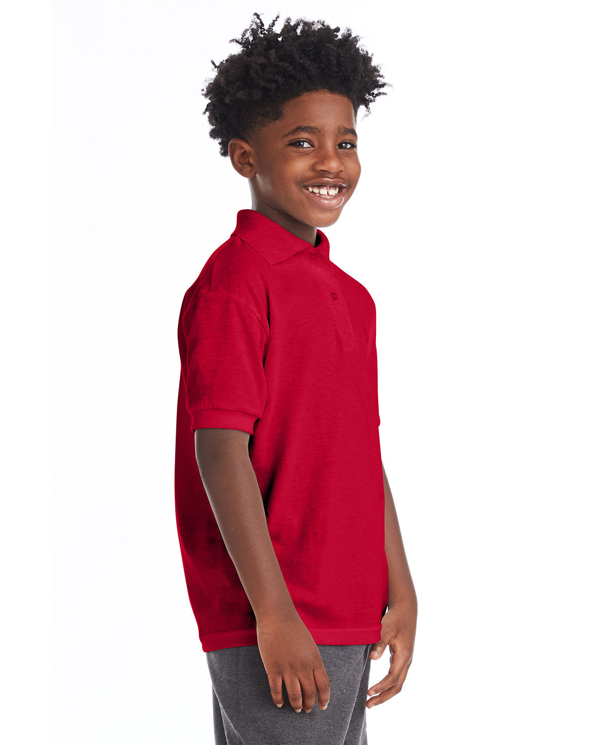 Hanes Youth EcoSmart® Jersey Knit Polo 054Y