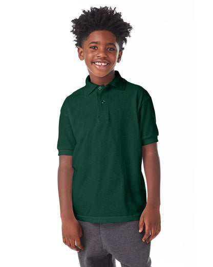 Hanes Youth EcoSmart® Jersey Knit Polo 054Y