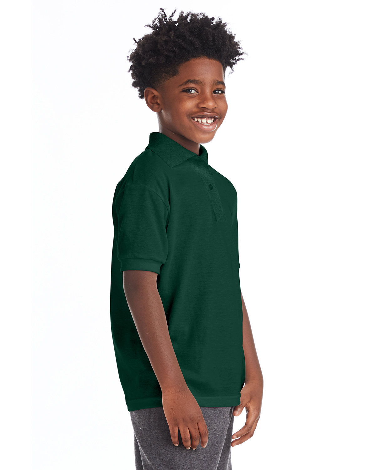 Hanes Youth EcoSmart® Jersey Knit Polo 054Y