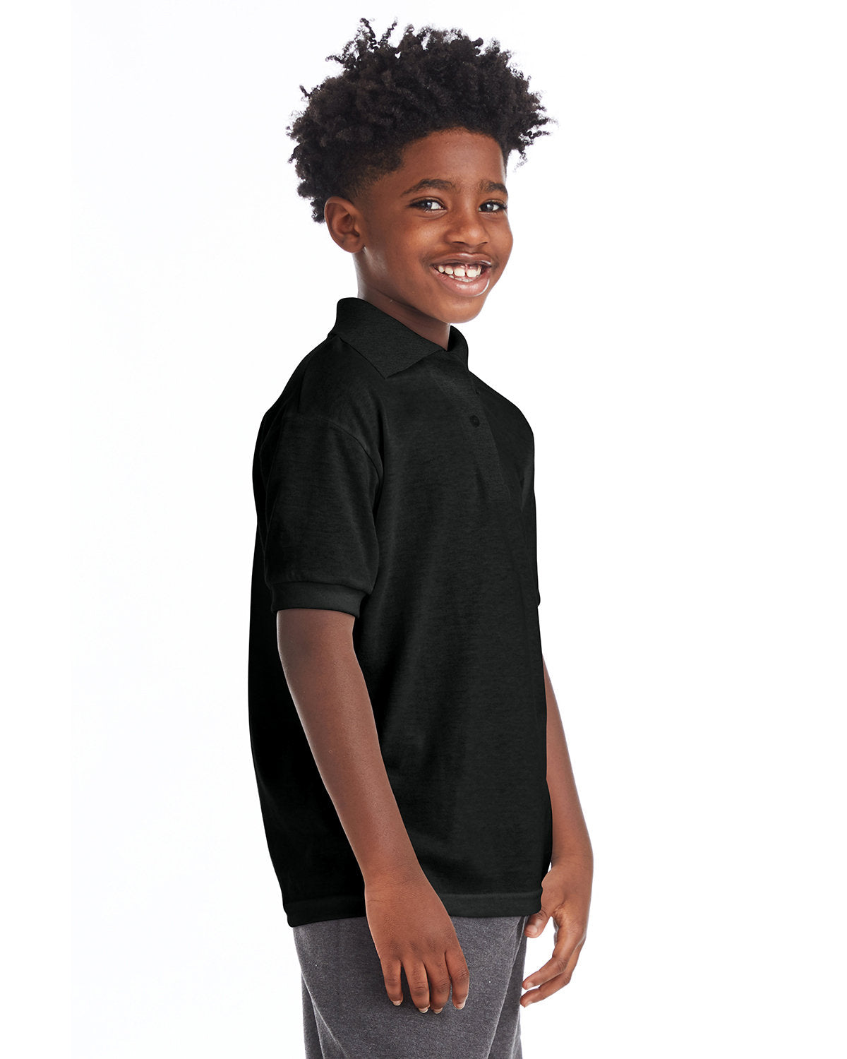 Hanes Youth EcoSmart® Jersey Knit Polo 054Y