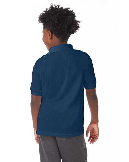 Hanes Youth EcoSmart® Jersey Knit Polo 054Y