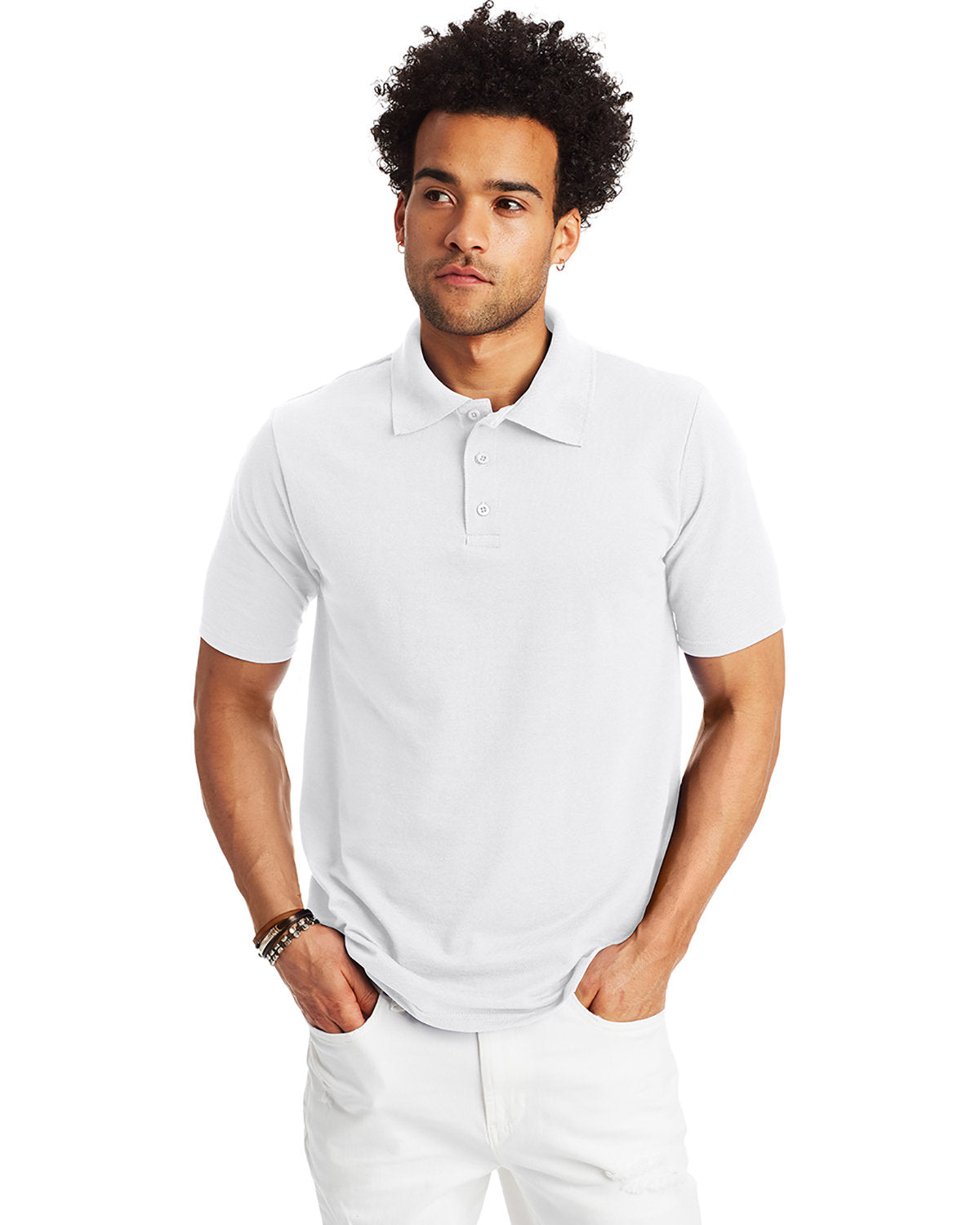 Hanes Men's Pique Polo 055P