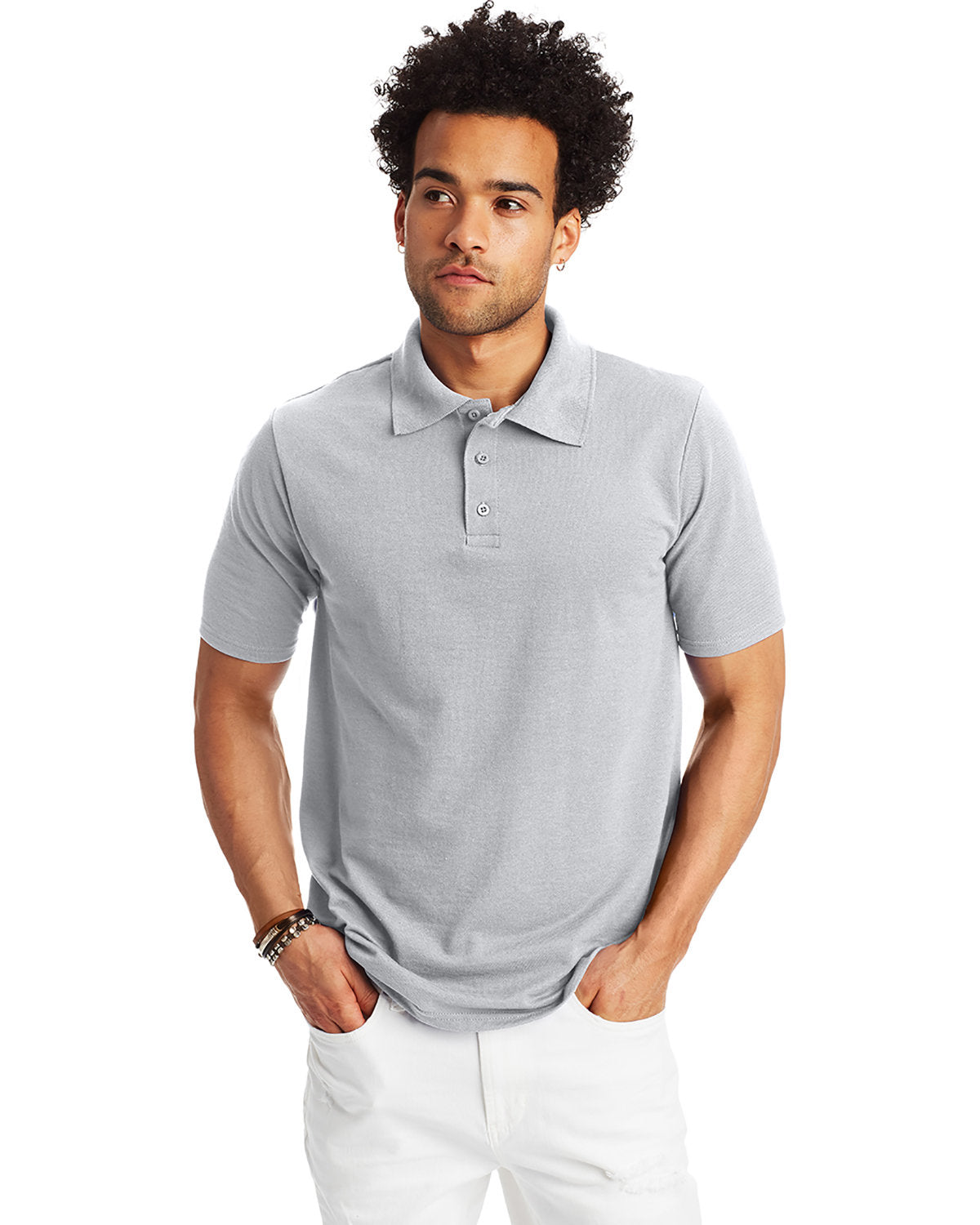 Hanes Men's Pique Polo 055P