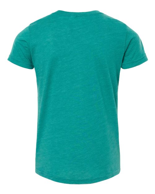 BELLA + CANVAS Youth Triblend Tee 3413Y Custom Embroidered Business Logo