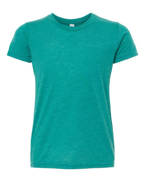 BELLA + CANVAS Youth Triblend Tee 3413Y Custom Embroidered Business Logo