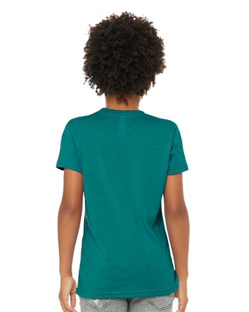 BELLA + CANVAS Youth Triblend Tee 3413Y Custom Embroidered Business Logo