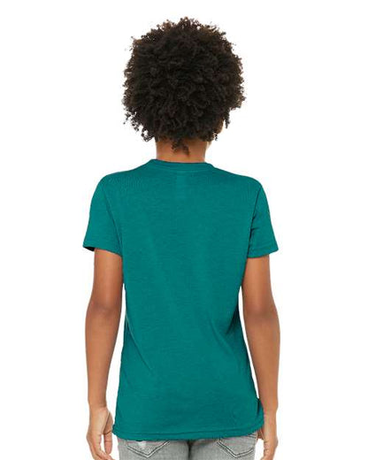 BELLA + CANVAS Youth Triblend Tee 3413Y Custom Embroidered Business Logo