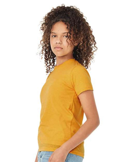 BELLA + CANVAS Youth Triblend Tee 3413Y Custom Embroidered Business Logo