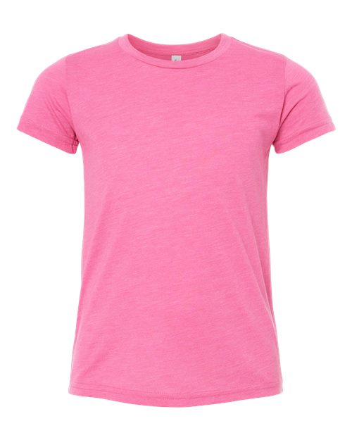 BELLA + CANVAS Youth Triblend Tee 3413Y Custom Embroidered Business Logo