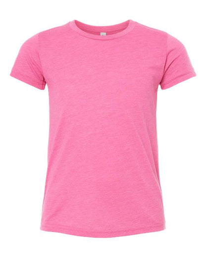 BELLA + CANVAS Youth Triblend Tee 3413Y Custom Embroidered Business Logo