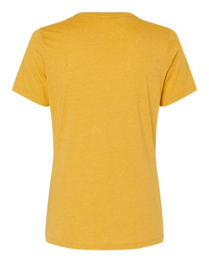 BELLA + CANVAS Women’s Relaxed Fit Heather CVC Tee 6400CVC Custom Embroidered Business Logo