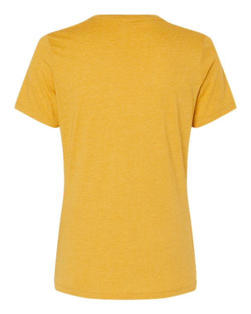 BELLA + CANVAS Women’s Relaxed Fit Heather CVC Tee 6400CVC Custom Embroidered Business Logo