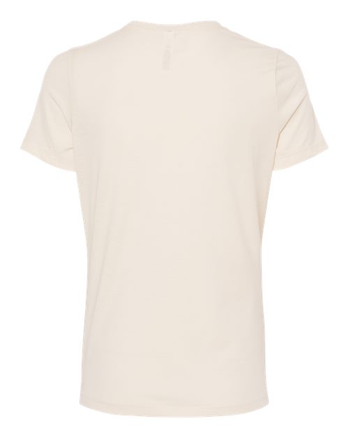 BELLA + CANVAS Women’s Relaxed Fit Heather CVC Tee 6400CVC Custom Embroidered Business Logo