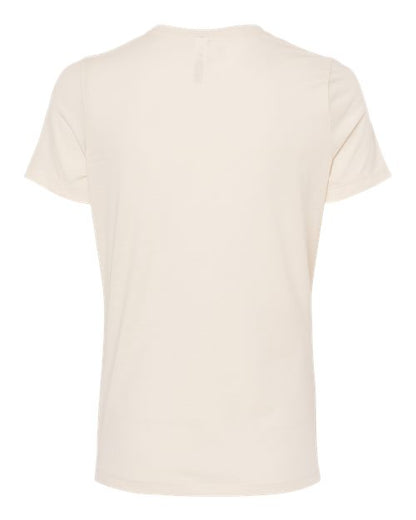 BELLA + CANVAS Women’s Relaxed Fit Heather CVC Tee 6400CVC Custom Embroidered Business Logo