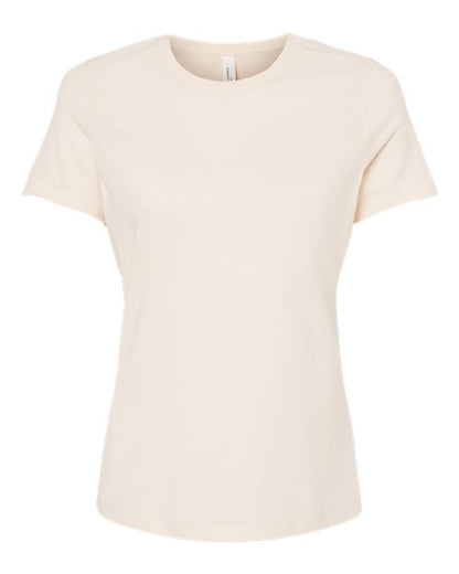 BELLA + CANVAS Women’s Relaxed Fit Heather CVC Tee 6400CVC Custom Embroidered Business Logo