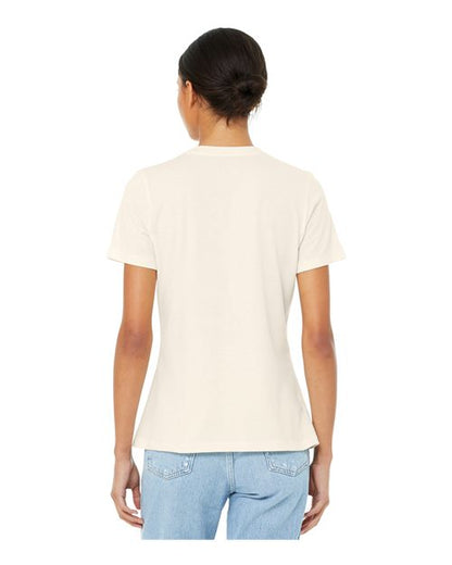 BELLA + CANVAS Women’s Relaxed Fit Heather CVC Tee 6400CVC Custom Embroidered Business Logo