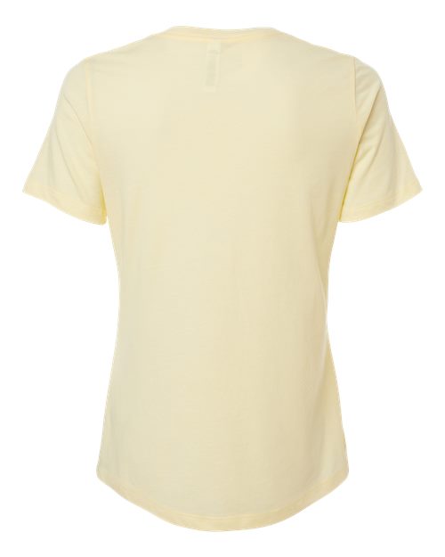 BELLA + CANVAS Women’s Relaxed Fit Heather CVC Tee 6400CVC Custom Embroidered Business Logo