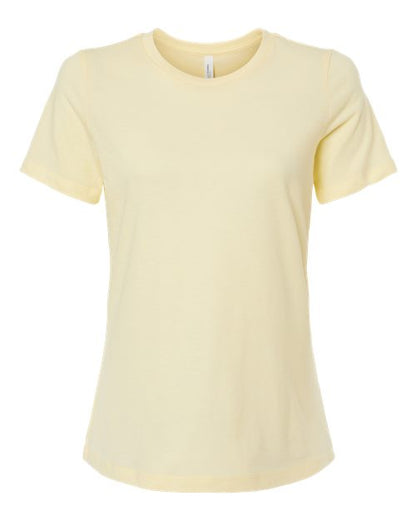BELLA + CANVAS Women’s Relaxed Fit Heather CVC Tee 6400CVC Custom Embroidered Business Logo