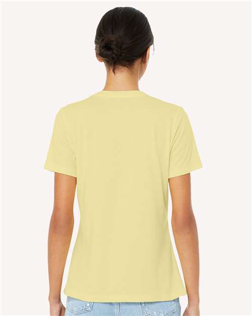 BELLA + CANVAS Women’s Relaxed Fit Heather CVC Tee 6400CVC Custom Embroidered Business Logo