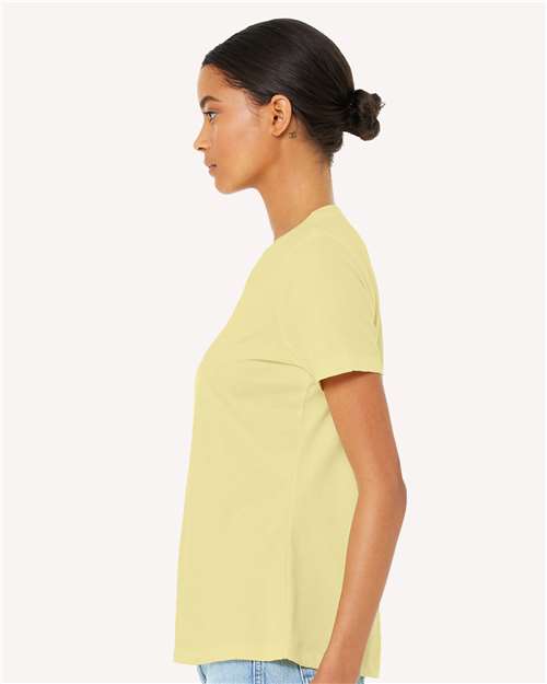 BELLA + CANVAS Women’s Relaxed Fit Heather CVC Tee 6400CVC Custom Embroidered Business Logo