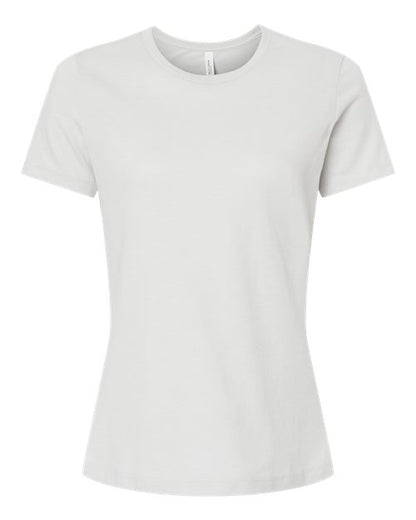 BELLA + CANVAS Women’s Relaxed Fit Heather CVC Tee 6400CVC Custom Embroidered Business Logo