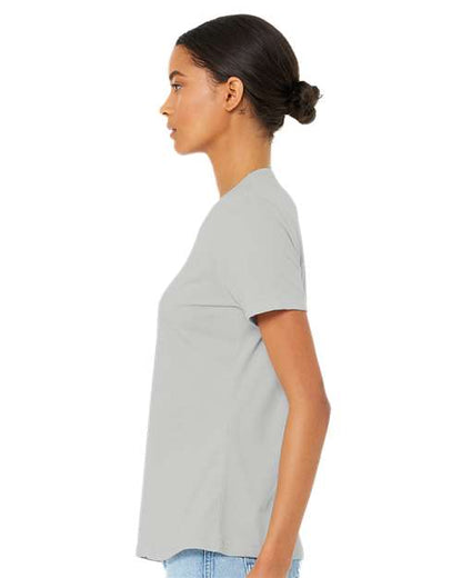 BELLA + CANVAS Women’s Relaxed Fit Heather CVC Tee 6400CVC Custom Embroidered Business Logo