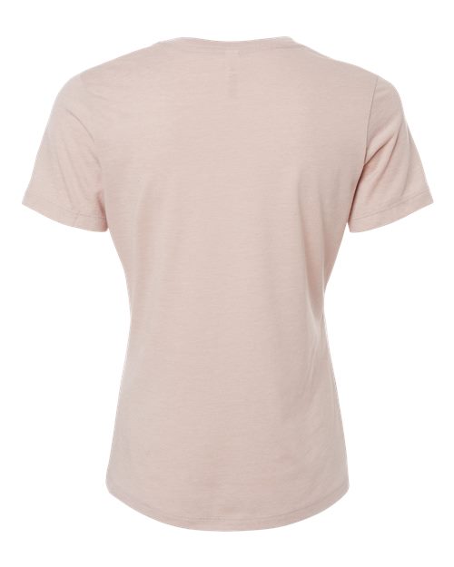 BELLA + CANVAS Women’s Relaxed Fit Heather CVC Tee 6400CVC Custom Embroidered Business Logo