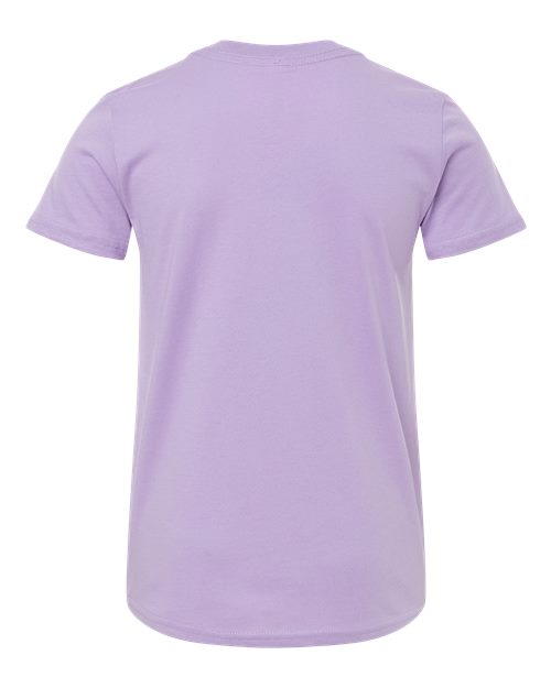 BELLA + CANVAS Youth Jersey Tee 3001Y Dark Grey Custom Embroidered Business Logo