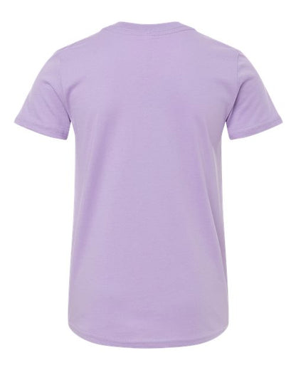 BELLA + CANVAS Youth Jersey Tee 3001Y Dark Grey Custom Embroidered Business Logo