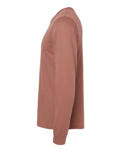 BELLA + CANVAS Jersey Long Sleeve Tee 3501 Chestnut