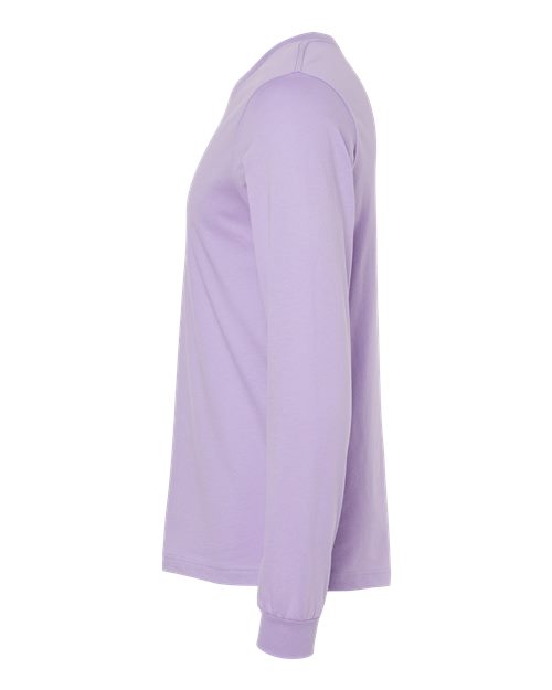BELLA + CANVAS Jersey Long Sleeve Tee 3501 Dark Lavender