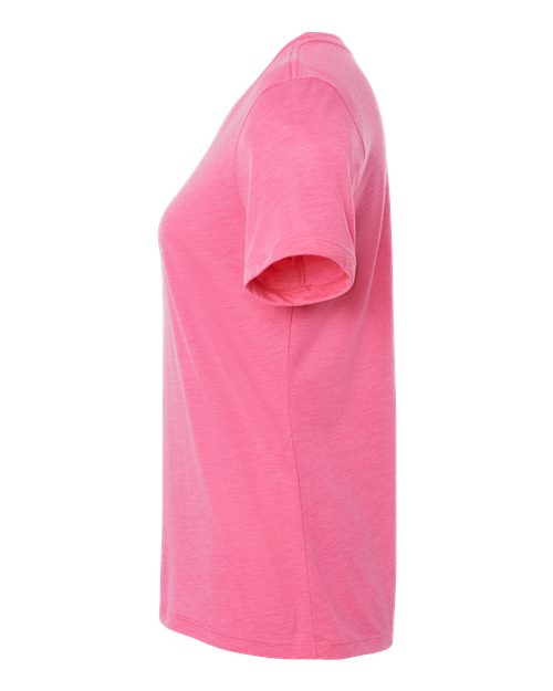 BELLA + CANVAS Women’s Relaxed Fit Triblend Tee 6413 Charity Pink Triblend