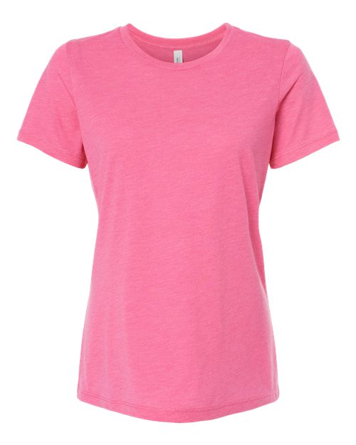 BELLA + CANVAS Women’s Relaxed Fit Triblend Tee 6413 Custom Embroidered Business Logo